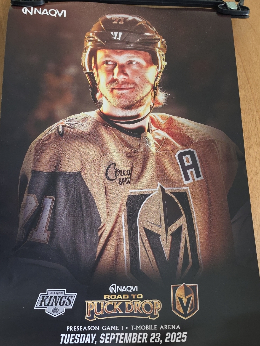 Las Vegas Golden Knights Game Poster
